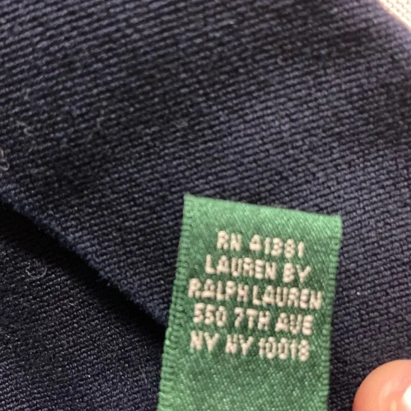 Lauren Ralph Lauren Women Blue Cropped Ankle Pants - Picture 4 of 6